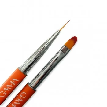 Brush orange double-sided GEMELY GAMA
