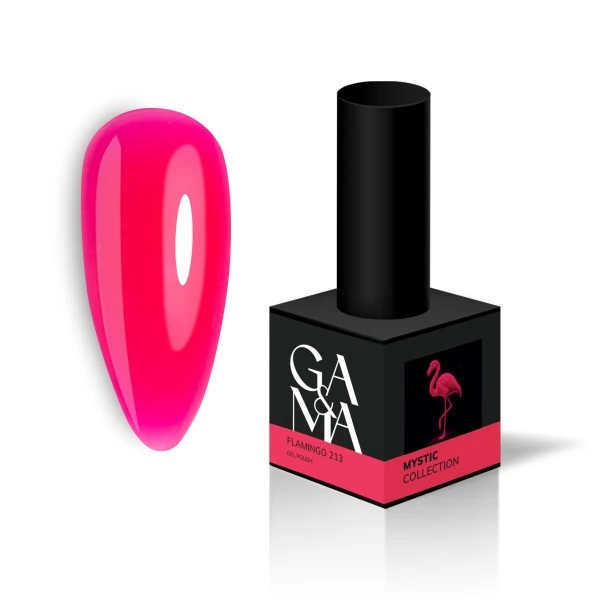 Gel polish Mystic 213 Flamingo 10 ml GEMELY GAMA