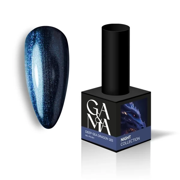 Gel polish Night 183 Deep-Sea dragon 10 ml GEMELY GAMA Gel polish Night 183 Deep-Sea dragon 10 ml GEMELY GAMA
