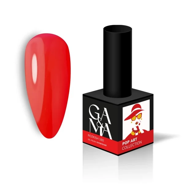 Gel polish Pop Art 160 Rozkish 10 ml GEMELY GAMA
