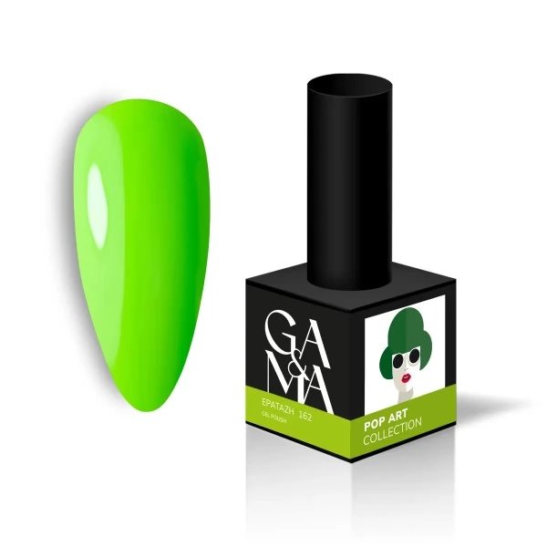 Gel polish Pop Art 162 Epatazh 10 ml GEMELY GAMA