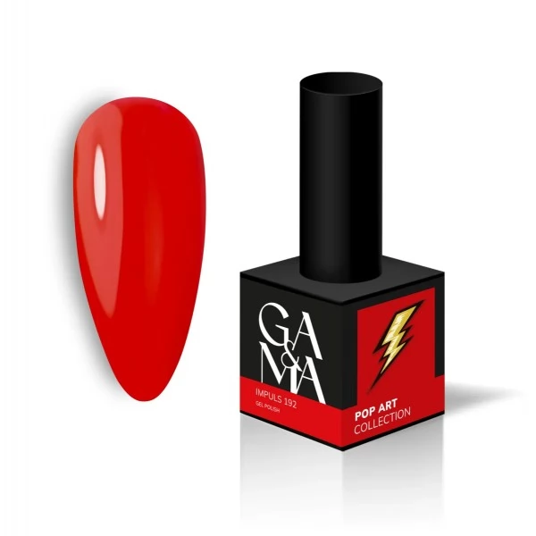 Gel polish Pop Art 192 Impuls 10 ml GEMELY GAMA Gel polish Pop Art 192 Impuls 10 ml GEMELY GAMA