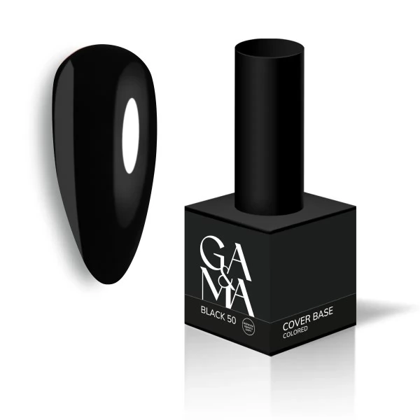 Cover base 050 Black 15 ml GEMELY GAMA