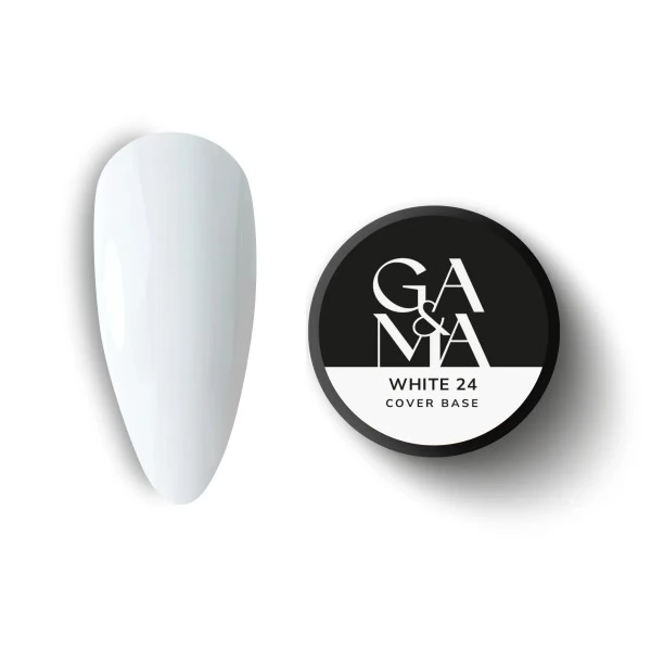 Cover base 024 White 30 ml GEMELY GAMA Cover base 024 White 30 ml GEMELY GAMA