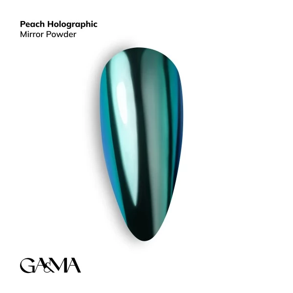 Mirror Powder Peach holographic 0.3 gr GEMELY GAMA
