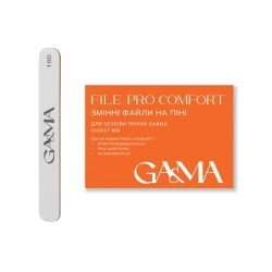 FILE PRO COMFORT replaceable foam files (180 grit, 20 pcs) GEMELY GAMA