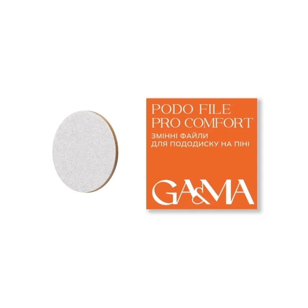 PODO FILE PRO COMFORT variable files for pododisc on foam (180 grit, 50 pcs) GEMELY GAMA