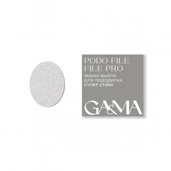 PODO FILE FILE PRO replaceable files for pododisc super stable (100 grit, 50 pcs) GEMELY GAMA
