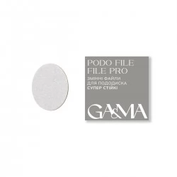 PODO FILE FILE PRO replaceable files for pododisc super stable (180 grit, 50 pcs) GEMELY GAMA