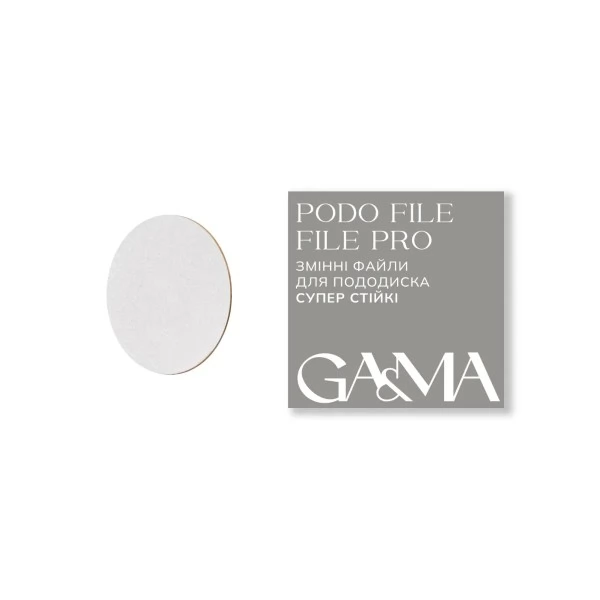 PODO FILE FILE PRO replaceable files for pododisc super stable (400 grit, 50 pcs) GEMELY GAMA