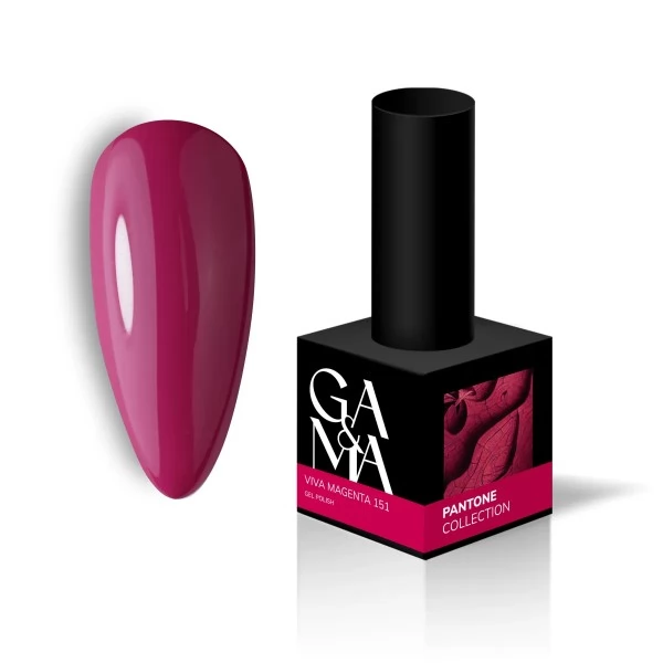 Gel polish Pantone 151 Viva Magenta 10 ml GEMELY GAMA
