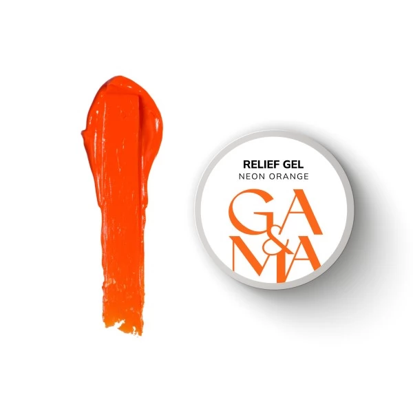 Relief Gel Neon Orange 5 gr GEMELY GAMA Relief Gel Neon Orange 5 gr GEMELY GAMA