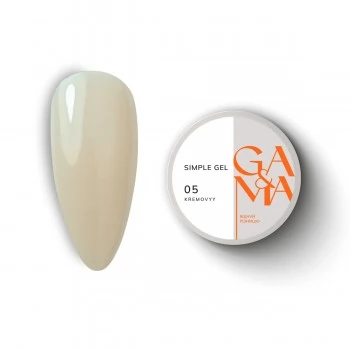 Simple gel 005 Kremovyy 15 ml GEMELY GAMA