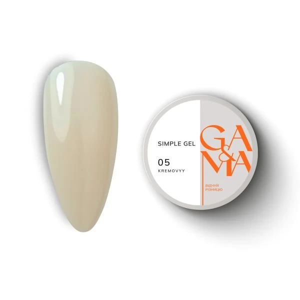 Simple gel 005 Kremovyy 30 ml GEMELY GAMA Simple gel 005 Kremovyy 30 ml GEMELY GAMA