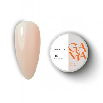Simple gel 006 Pudrovyy 15 ml GEMELY GAMA