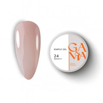 Simple gel 024 Bezhevyy 15 ml GEMELY GAMA