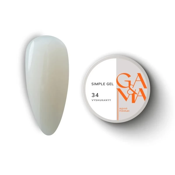Simple gel 034 Vyshukanyy 50 ml GEMELY GAMA