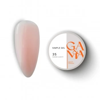 Simple gel 035 Nizhno-lilovyy 15 ml GEMELY GAMA