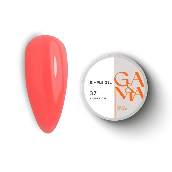 Simple gel 037 Candy Floss 15 ml GEMELY GAMA Simple gel 037 Candy Floss 15 ml GEMELY GAMA