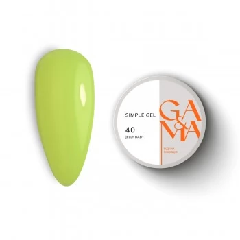 Simple gel 040 Jelly Baby 15 ml GEMELY GAMA