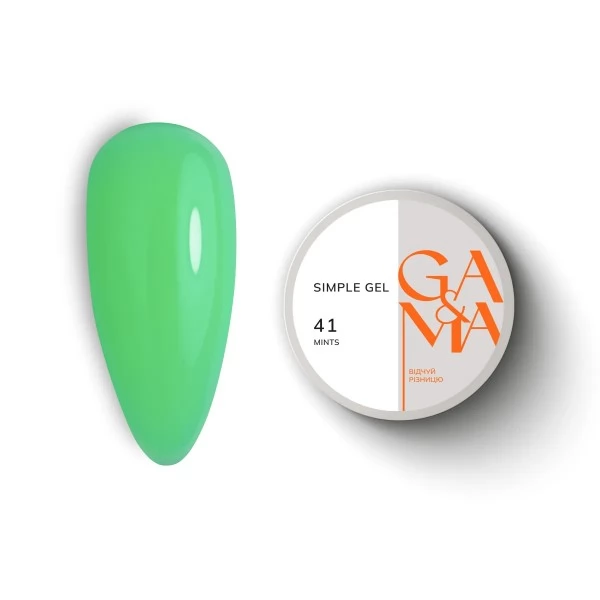 Simple gel 041 Mints 15 ml GEMELY GAMA