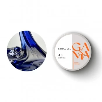 Simple gel 043 Sapphire 15 ml GEMELY GAMA