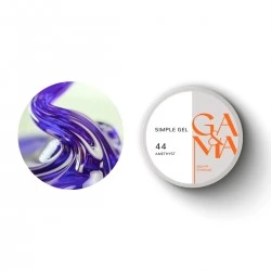 Simple gel 044 Amethyst 15 ml GEMELY GAMA