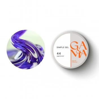 Simple gel 044 Amethyst 15 ml GEMELY GAMA
