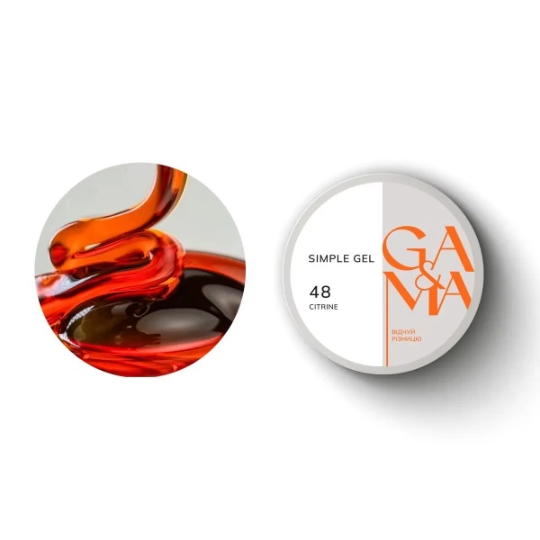 Simple gel 048 Citrine 15 ml GEMELY GAMA Simple gel 048 Citrine 15 ml GEMELY GAMA