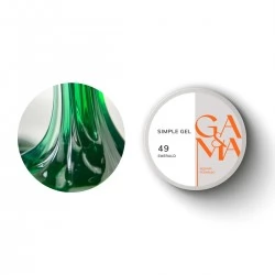 Simple gel 049 Emerald 15 ml GEMELY GAMA