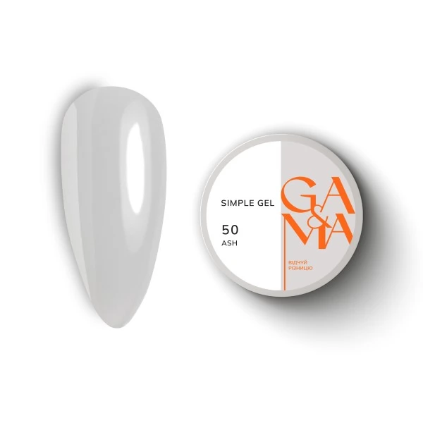 Simple gel 050 Ash 30 ml GEMELY GAMA Simple gel 050 Ash 30 ml GEMELY GAMA
