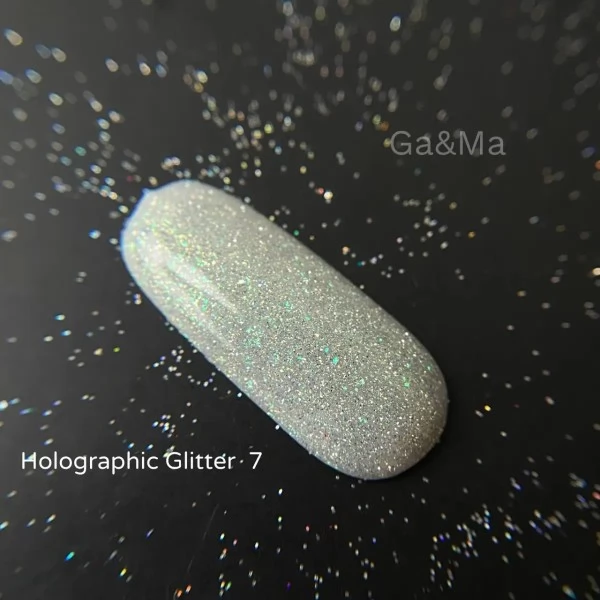 Gel polish Holographic glitter 007 10 ml GAMA Gel polish Holographic glitter 007 10 ml GAMA