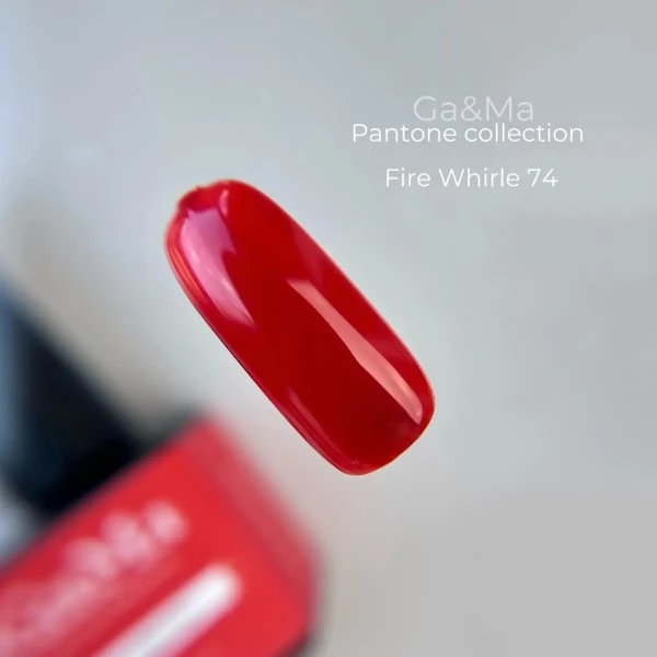 Gel polish Pantone 074 Fire Whirl 10 ml GAMA Gel polish Pantone 074 Fire Whirl 10 ml GAMA