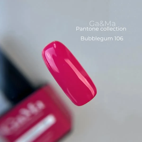 Gel polish Pantone 106 Bubblegum 10 ml GAMA Gel polish Pantone 106 Bubblegum 10 ml GAMA