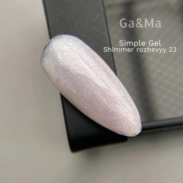 GAMA Simple Gel 023 Shimmer Pink 15 ml GAMA Simple Gel 023 Shimmer Pink 15 ml