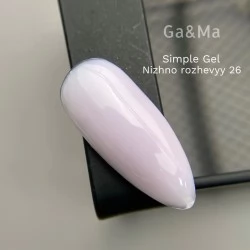 GAMA Simple Gel 026 Pale Pink 15 ml