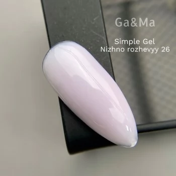 GAMA Simple Gel 026 Pale Pink 15 ml
