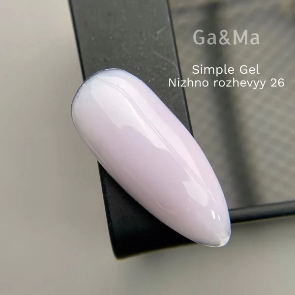 GAMA Simple Gel 026 Pale Pink 30 ml GAMA Simple Gel 026 Pale Pink 30 ml