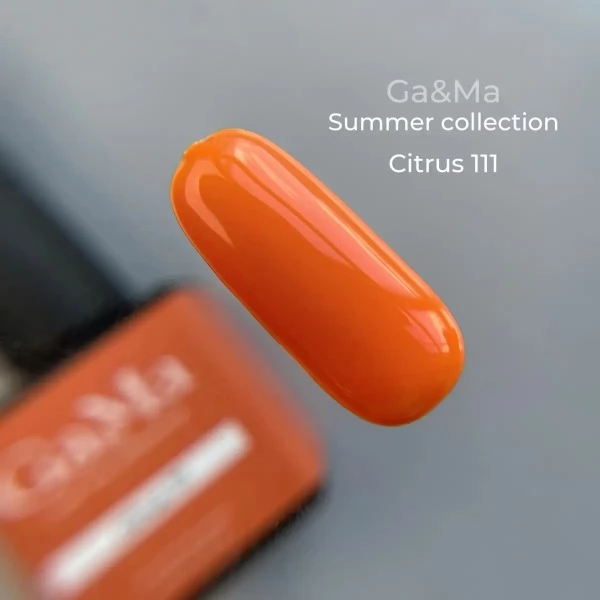 Gel polish Summer 111 Citrus 10 ml GAMA Gel polish Summer 111 Citrus 10 ml GAMA