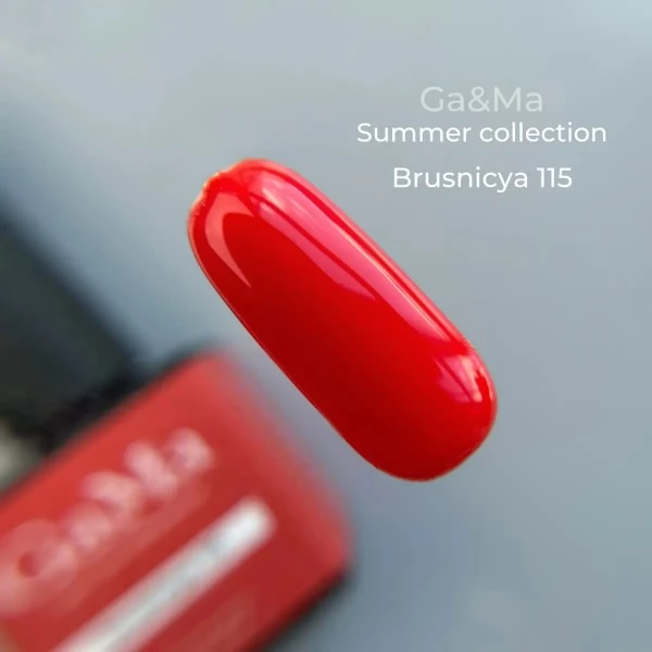 Gel polish Summer 115 lingonberries 10 ml GAMA Gel polish Summer 115 lingonberries 10 ml GAMA
