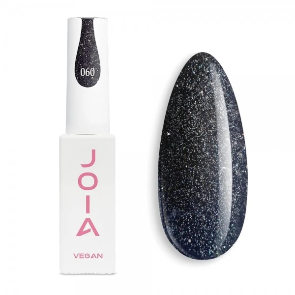 Gel Polish gray 060 with shimmer 6 ml JOIA vegan