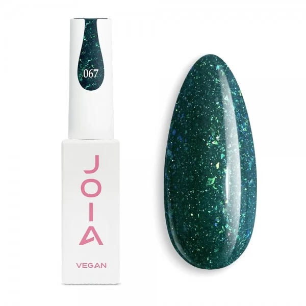 Reflective Gel Polish green 067 with shimmer 6 ml JOIA vegan Reflective Gel Polish green 067 with shimmer 6 ml JOIA vegan