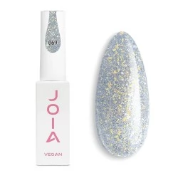 Reflective Gel Polish silver 069 with shimmer 6 ml JOIA vegan