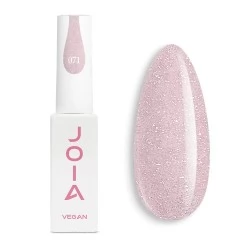 Reflective Gel Polish pink 071 with shimmer 6 ml JOIA vegan