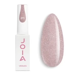 Reflective Gel Polish pink 073 with shimmer 6 ml JOIA vegan