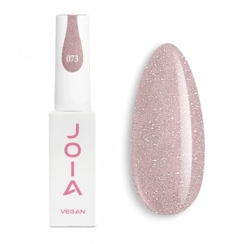 Reflective Gel Polish pink 073 with shimmer 6 ml JOIA vegan
