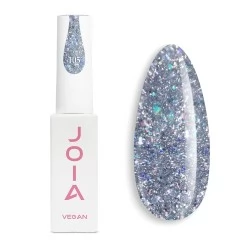 Reflective Gel Polish silver 105 with shimmer 6 ml JOIA vegan