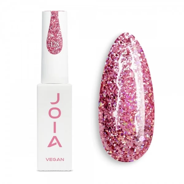 Gel Polish pink 128 with shimmer 6 ml JOIA vegan Gel Polish pink 128 with shimmer 6 ml JOIA vegan