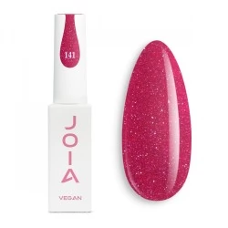 Reflective Gel Polish pink 141 with shimmer 6 ml JOIA vegan