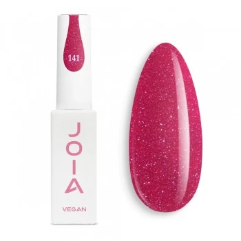 Reflective Gel Polish pink 141 with shimmer 6 ml JOIA vegan
